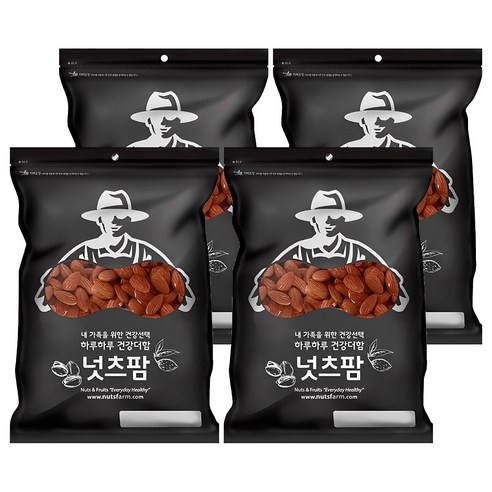 넛츠팜 구운 아몬드, 400g, 4개