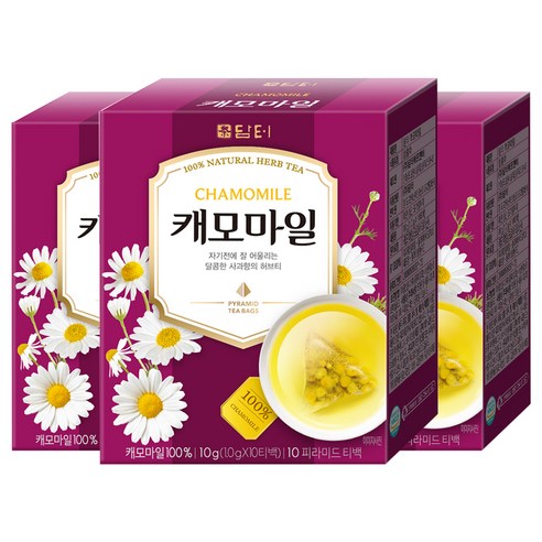 담터 캐모마일 삼각티백, 1g, 30개