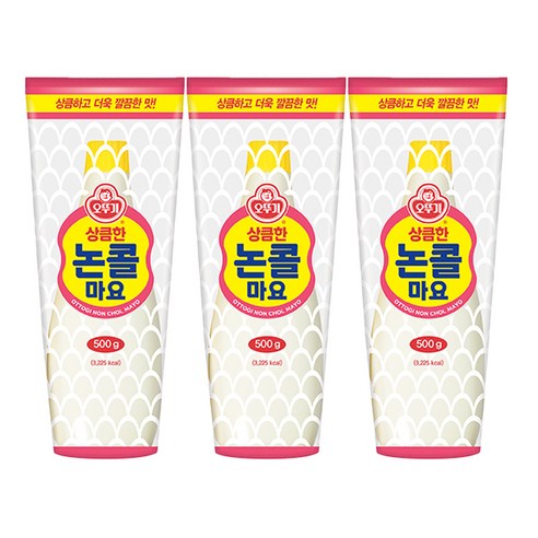 오뚜기 논콜마요, 500g, 3개