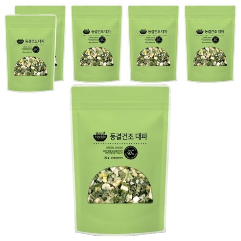 바로한끼 동결건조 대파, 30g, 6개