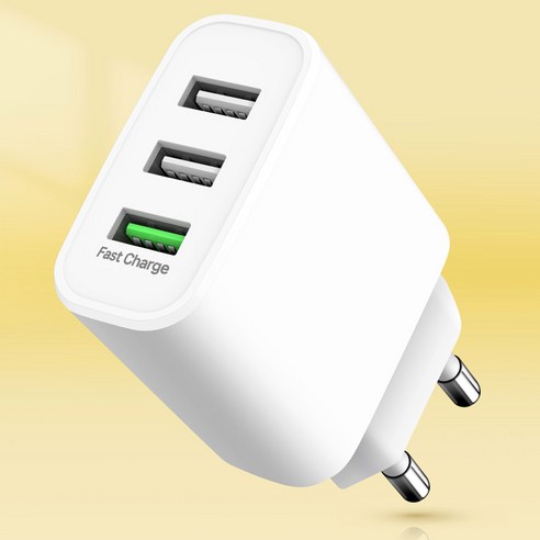 홈플래닛 3포트 USB 멀티 충전기 어댑터: 효율적인 충전 솔루션