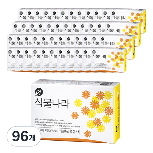 식물나라 비누 캐모마일 모이스처, 100g, 96개