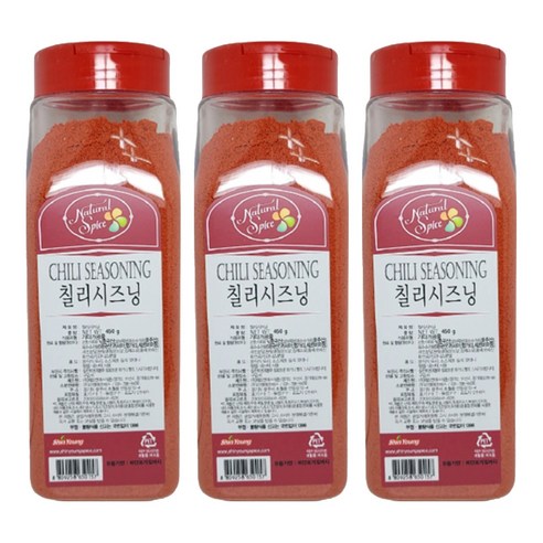 내츄럴스파이스 칠리 씨즈닝, 450g, 3개
