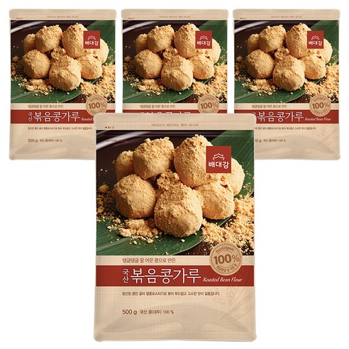 배대감 국산 볶음콩가루, 500g, 4개