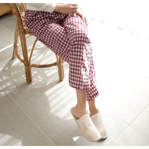 편안함과 스타일을 모두 잡은 테라우드 여성 면 9부 잠옷 바지!