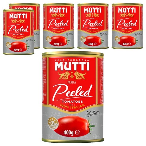 무티 필드 토마토 소스, 6개, 400g