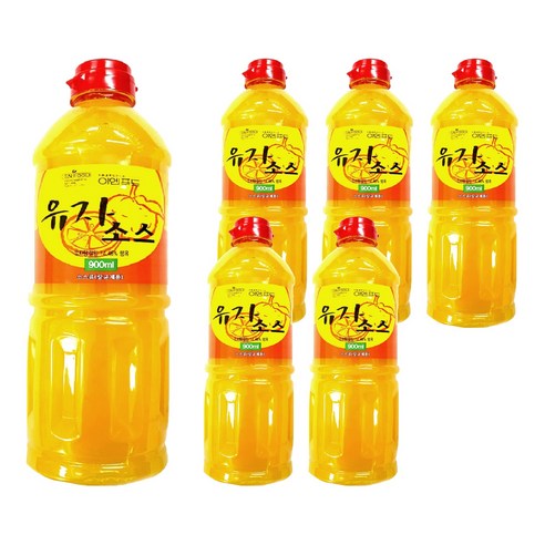이엔푸드 유자소스, 900ml, 6개