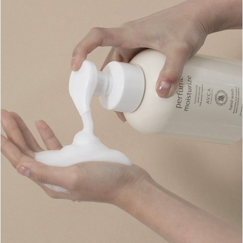 아브카 퍼퓸 핸드워시 베이비파우더향, 500ml, 2개