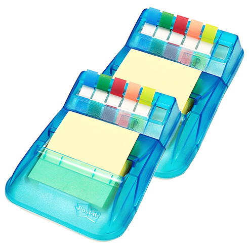 포스트잇 팝업디스펜서 KR-2001 + 팝업리필 + 플래그 5색 콤보팩, 혼합색상, 2세트