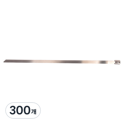 스마토 스테인레스 스틸타이 4.6 x 152 mm, 300개, 실버