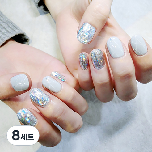 블링블링 네일스티커 걸크러쉬, 022, 8세트