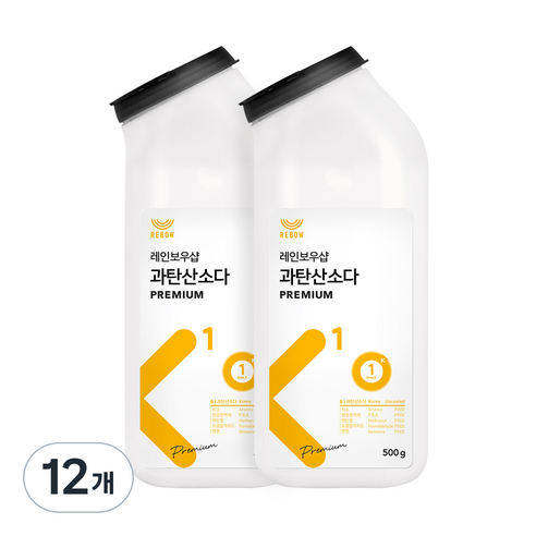 레인보우샵 과탄산소다 프리미엄, 500g, 12개