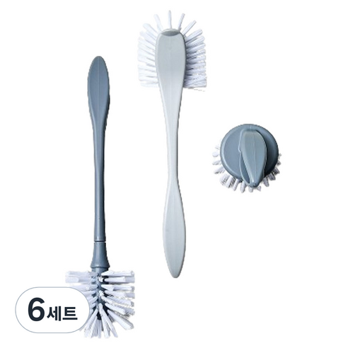 모던하우스 화장실 청소솔 3종 세트, 6세트