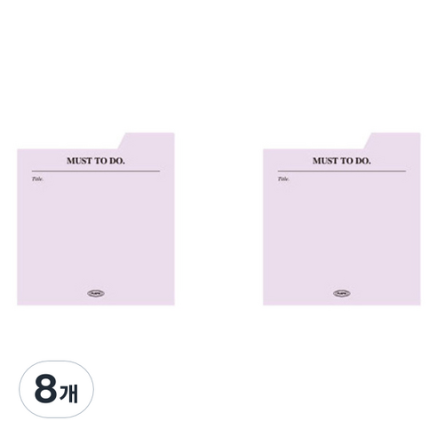 플레픽 모이스트 트레이싱 인덱스 메모지 M, 05 머스트투두, 8개, 1개입
