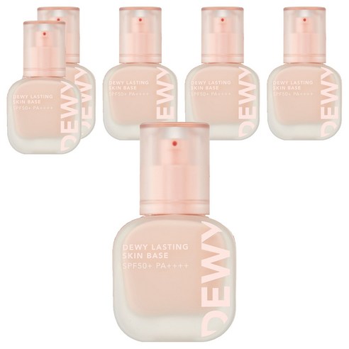 fmgt 듀이래스팅 스킨 베이스 35ml, 01 글로우, 6개