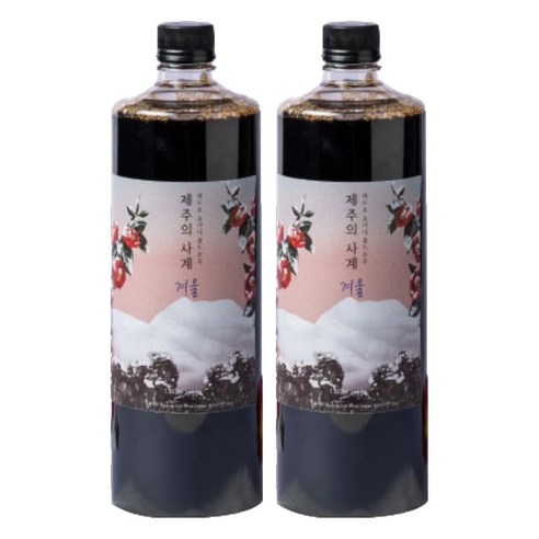 위드오 오가닉 콜드브루 제주의 사계 겨울 인도네시아, 1L, 2개, 1개입