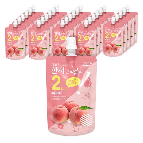 더존건강 더 조은 한끼곤약젤리 복숭아, 150g, 60개