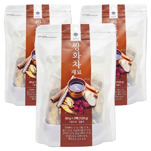 몸애조화 쌍화차재료 2p, 120g, 3개