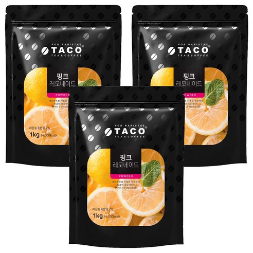 타코 핑크레모네이드, 1kg, 1개입, 3개
