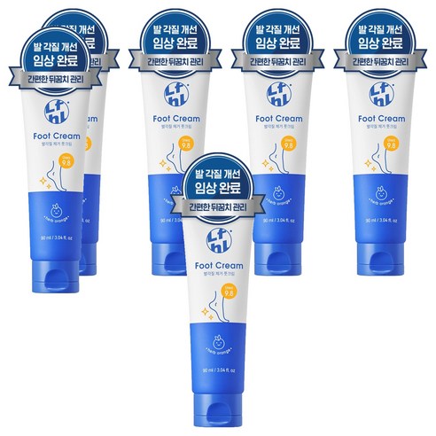라이프홀릭 발각질 제거 크림, 1개입, 6개, 90ml