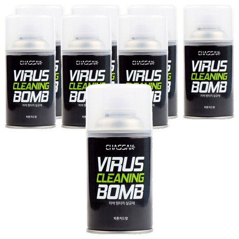 차싹 차량용 원터치 살균 탈취제 피톤치드향, 112g, 8개