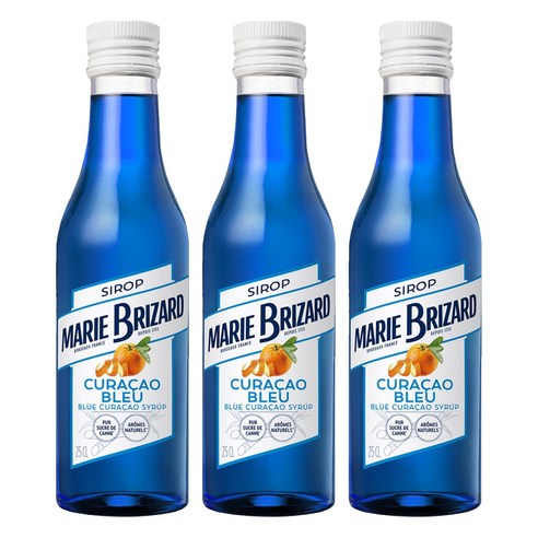 마리브리자드 블루큐라소 시럽, 250ml, 3개