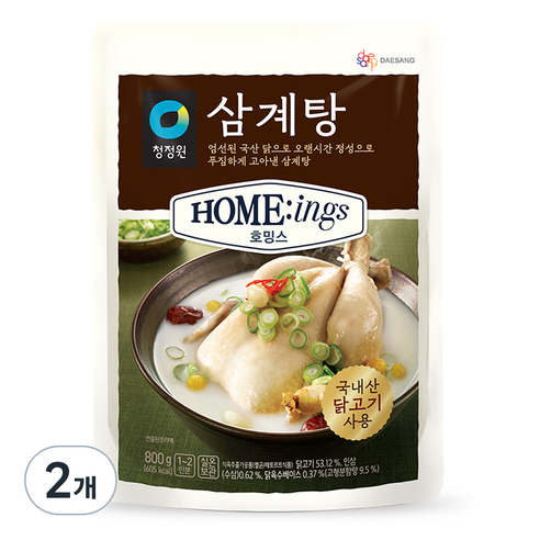호밍스 삼계탕, 800g, 2개
