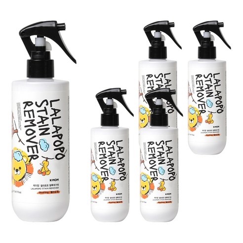 케이맘 랄라포포 유아용 얼룩제거제, 280ml, 5개