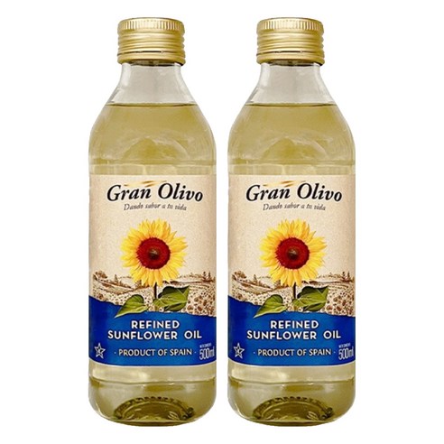 페이저스 그랜드 올리보 해바라기씨유, 500ml, 2개
