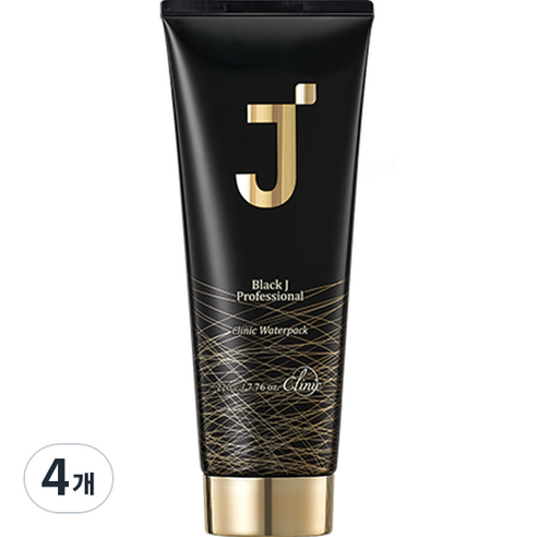 제이숲 블랙제이 프로페셔널 클리닉 워터 헤어팩, 220g, 4개