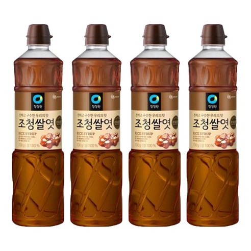 청정원 조청쌀엿, 700g, 4개