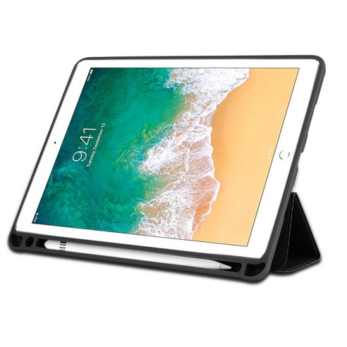 아이패드를 안전하고 스타일리시하게 보호하세요: 뷰씨 아이패드 애플펜슬 수납 스마트커버 실리콘 케이스