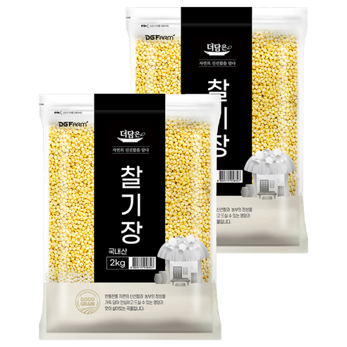 더담은 국산 찰기장, 2kg, 2개