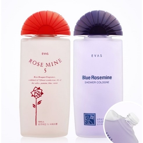 싱그러운 장미 향기로 하루를 특별하게, 에바스 로즈마인5 샤워코롱 로즈부케향