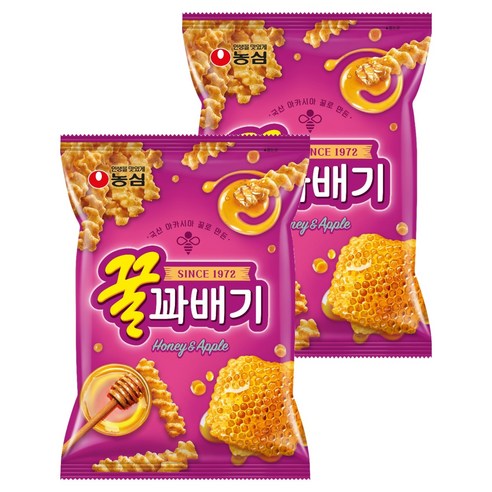 꿀꽈배기, 90g, 2개