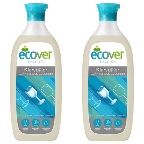 에코버 식기세척기용 린스, 500ml, 2개