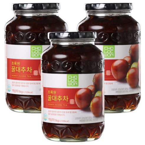 초록원 꿀대추차, 1kg, 1개입, 3개, 1kg