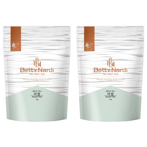 베티나르디 아쌈 홍차 지퍼백, 125g, 1개입, 2개