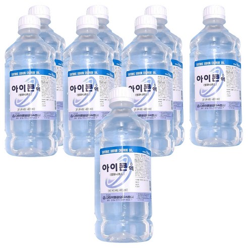 대한약품공업주식회사 아이콘 렌즈 세정액, 1L, 8개