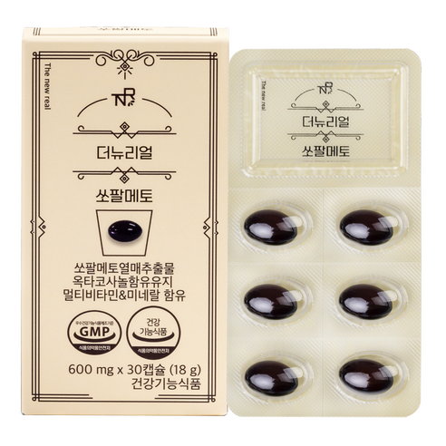 더뉴리얼 쏘팔메토 18g, 1개, 30정