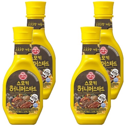 오뚜기 스모키 허니머스타드 소스, 260g, 4개