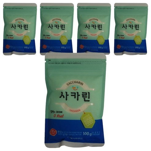 해가원 햇살나래 사카린, 100g, 5개