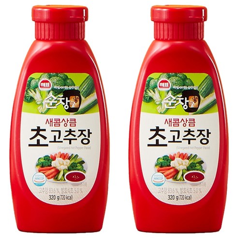해표 순창궁 새콤상큼 초고추장, 320g, 2개