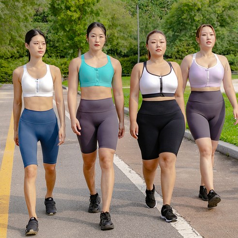 편안함과 지지력의 완벽한 조화, 컴포트랩 하이서포트 짚업 스포츠 브라