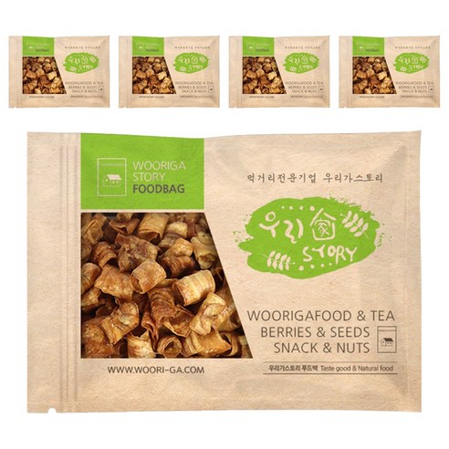 우리가스토리 롤 바나나칩, 500g, 5개