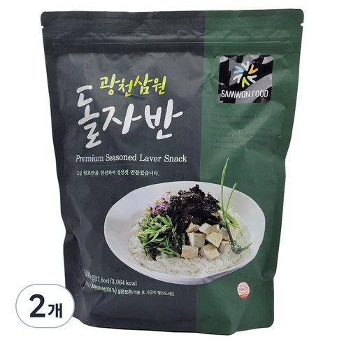 삼원 광천 돌자반, 500g, 2개