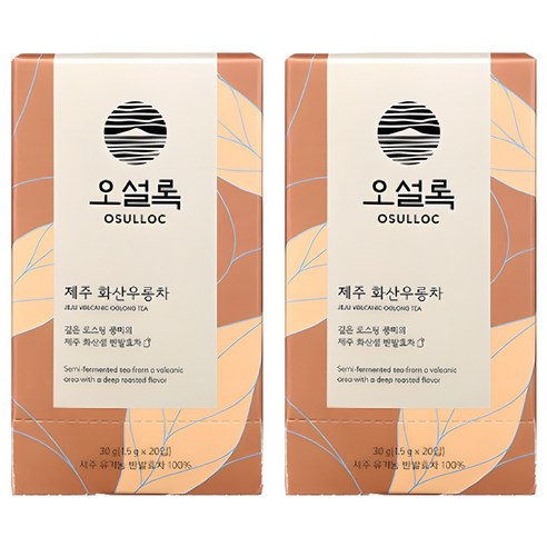 오설록 제주 화산우롱차, 1.5g, 20개입, 2개