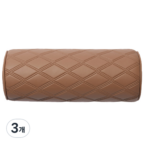 메이튼 디 올 뉴 그랜저 GN7 메모리폼 목쿠션 C570, 인디고 브라운(C570-28), 3개