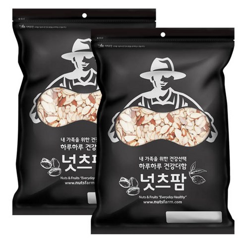 넛츠팜 아몬드 슬라이스, 700g, 2개