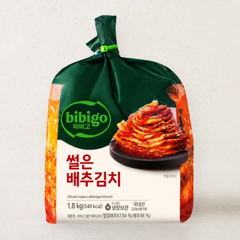 비비고 썰은배추김치, 1.8kg, 1개 
식품